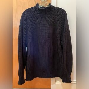 J. Crew Women's Black Mock Neck Sweater- 2XL